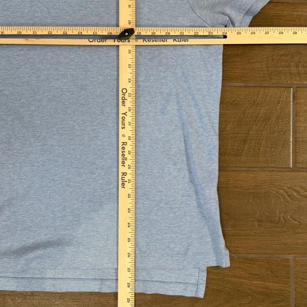 Polo Ralph Lauren Mens XXL Light Blue Pima Soft Touch Cotton Polo Shirt SS
